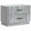 vidaXL Noćni ormar Siva sonoma 62 x 34,5 x 44,5 cm Konstruirano drvo