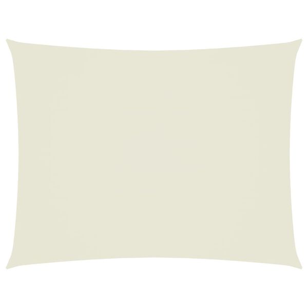 vidaXL Jedro protiv sunca od tkanine Oxford pravokutno 5 x 7 m krem