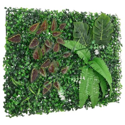  vidaXL Ograda od umjetnih biljaka 6 kom zelena 40 x 60 cm
