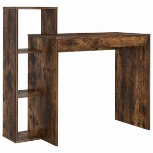 vidaXL Stol Dimljeni hrast Konstruirano drvo 100 x 40 x 90 cm