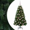 vidaXL Umjetno božićno drvce s kuglicom 120 cm 150 LED lampica