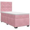 vidaXL Boxspring krevet s madracem Ružičasta 90 x 200 cm Bar&scaron;un