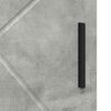 vidaXL Kupaonski ormar s pohranom Betonski sivi 30 x 35 x 95 cm