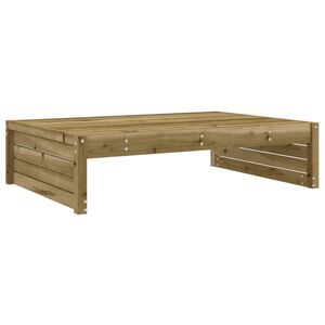 vidaXL Vrtni tabure 120 x 80 cm od impregnirane borovine