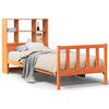 vidaXL Krevet s regalom za knjige bez madraca 75 x 190 cm masivno drvo