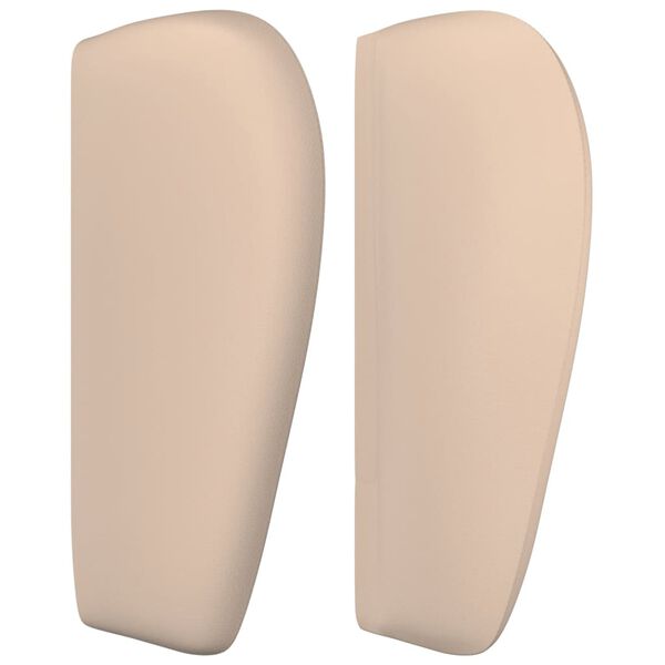 vidaXL Uzglavlje s u&scaron;ima boja cappuccina 83x23x78/88 cm umjetna koža