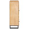vidaXL Highboard s ladicama Smeđa 40 x 33 x 110 cm Čvrsto drvo manga
