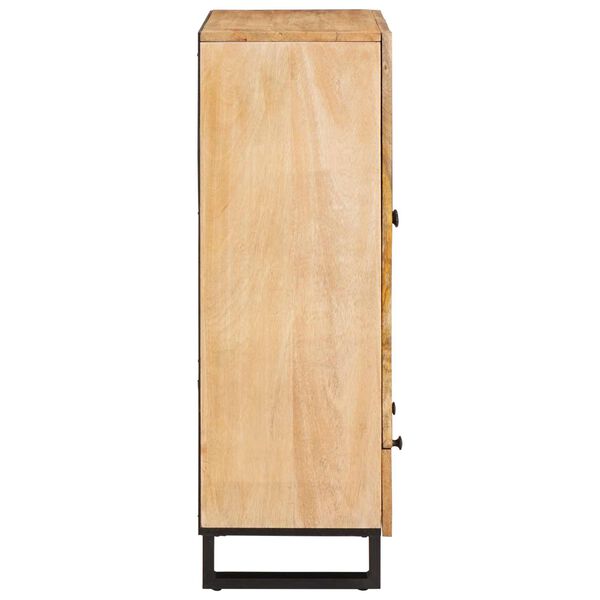 vidaXL Highboard s ladicama Smeđa 40 x 33 x 110 cm Čvrsto drvo manga