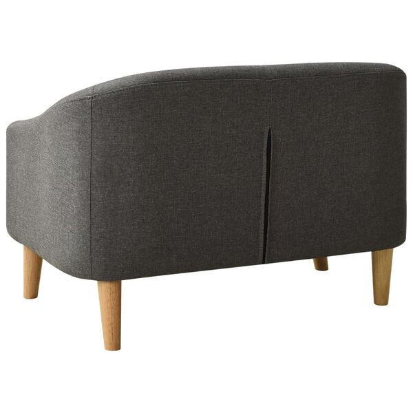 vidaXL Dječja sofa od tkanine siva