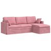 vidaXL Sofa Ružičasta 228 x 134 x 80 cm Bar&scaron;un