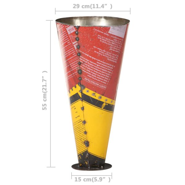 vidaXL Stalak za ki&scaron;obrane raznobojni 29 x 55 cm željezni