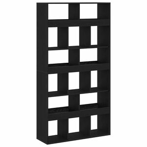 vidaXL Ormarić za knjige 2 pcs Crni hrast 100 x 33 x 93.75 cm