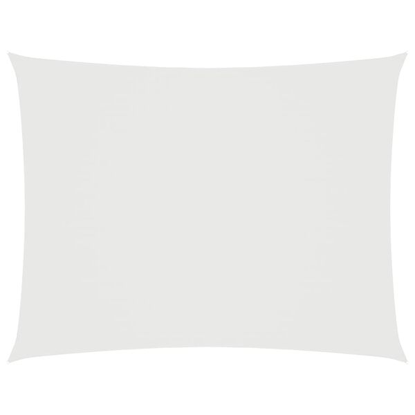 vidaXL Jedro protiv sunca od tkanine Oxford pravokutno 3 x 5 m bijelo