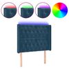 vidaXL LED uzglavlje tamnoplavo 93x16x118/128 cm bar&scaron;unasto