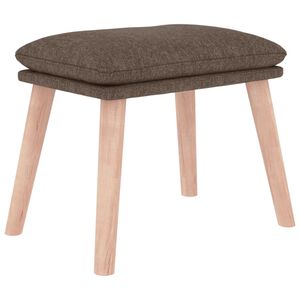 vidaXL Tabure smeđesivi 45 x 29,5 x 35 cm od tkanine