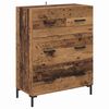 vidaXL Highboard Staro drvo 69,5 x 34 x 180 cm Konstruirano drvo