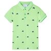 Dječja polo majica neonskozelena 104