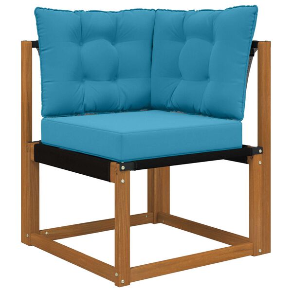 vidaXL Jastuk za vanjsku sofU 3 pcs Kraljevsko plava Poliester