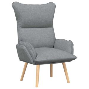 vidaXL fotelja Svijetlo siva 69 x 74 x 93 cm Tkanina i &scaron;perploča