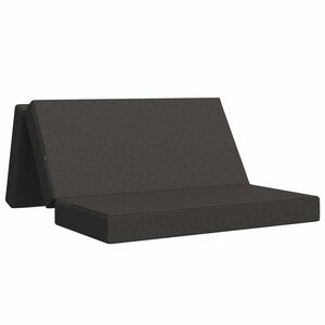 vidaXL Sofa na razvlačenje 120 x 67 x 45 cm Tamnosiva