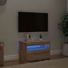 vidaXL TV ormarić s LED svjetlima Artisan hrast 60x35x40 cm