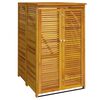 vidaXL Spremi&scaron;te za kantu za smeće 70x89x117 cm masivno drvo bagrema
