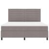 vidaXL Krevet s opruga kutije Sivo-smeđa 180 x 200 cm tkanina