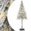 vidaXL Božićno drvce s 300 LED svjetlima Bijelo 210 cm PE i čelik