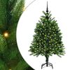 vidaXL Božićno drvce s 150 LED svjetlima s stalakom Zelena 120 cm PE