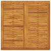 vidaXL Vrtni blagovaonski stol 110x110x75 cm masivno bagremovo drvo