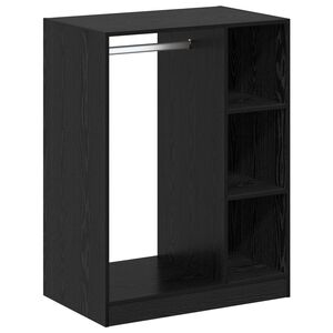 vidaXL Ormarić Crni hrast 77 x 48 x 102 cm Konstruirano drvo
