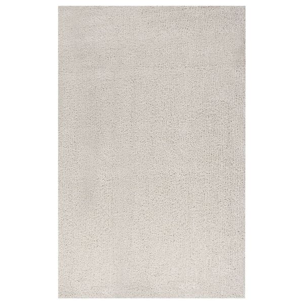 vidaXL Čupavi tepih s visokim vlaknima krem 200 x 290 cm