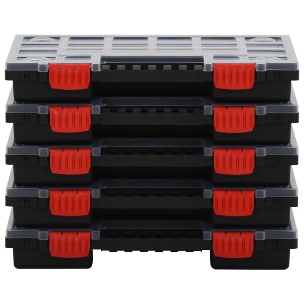 vidaXL Kutije za razvrstavanje 10 kom 34,5 x 25 x 5 cm polipropilen