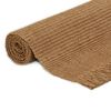 vidaXL Tepih-staza s resicama 80x200 cm od jute