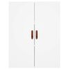 vidaXL Visoka komoda bijela 69,5x34x180 cm konstruirano drvo