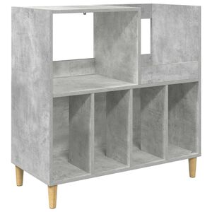 vidaXL Stalak za gramofon Betonska siva 82 x 39,5 x 82,5 cm