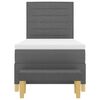 vidaXL Krevet s opruga kutije Tamno siva 80 x 200 cm tkanina