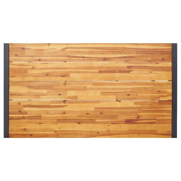 vidaXL 5-dijelni vrtni blagovaonski set sivi