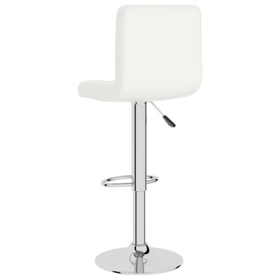 vidaXL Barski stolac od umjetne kože bijeli