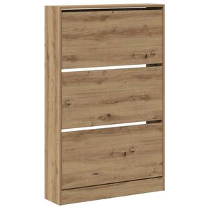 vidaXL Ormar za cipele 80 x 21 x 125,5 cm Konstruirano drvo