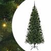 vidaXL Umjetno božićno drvce Zelena 210 cm PE i PVC