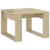vidaXL Bočni stolić boja hrasta sonome 50x50x35 cm konstruirano drvo
