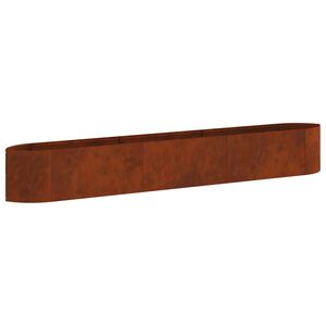 vidaXL Povi&scaron;eni vrtni krevet Otporni čelik 300 x 40 x 40 cm Čelik
