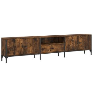 vidaXL TV ormarić s ladicom boja hrasta 200x25x44 cm konstruirano drvo