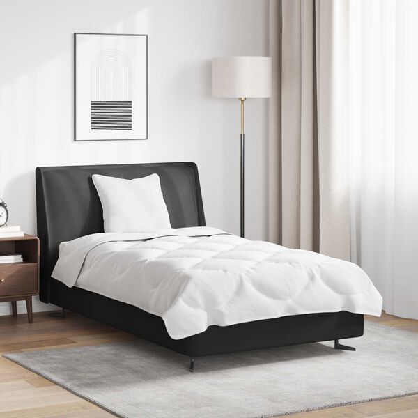 vidaXL Set deka s jastukom 2 pcs Bijelo Mikrofibra