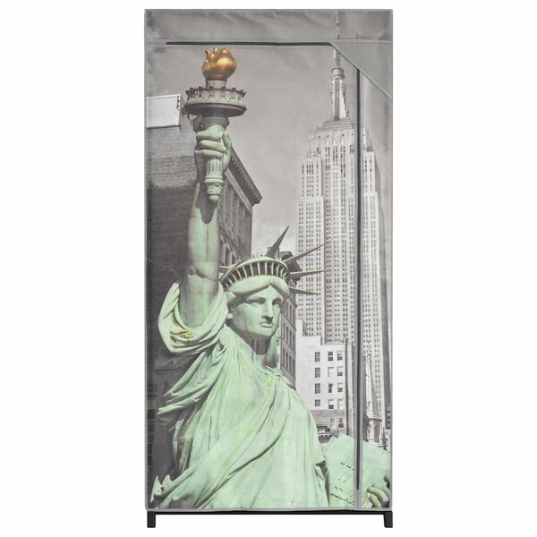 vidaXL Ormar New York 75 x 45 x 160 cm od tkanine