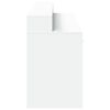 vidaXL Radni stol LED bijeli 160x55x91 cm od konstruiranog drva