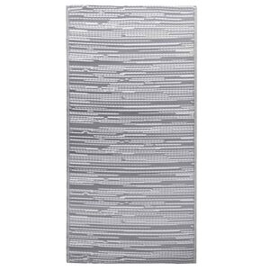 vidaXL Vanjski tepih ARAKIL sivi 120 x 180 cm PP