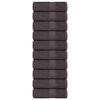 vidaXL Ručnici za goste FROGN 10 kom antracit 30x50 cm 360 g/m&sup2;