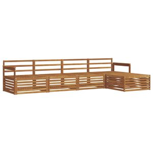 vidaXL Set vanjskih sofa 5 pcs Prirodna